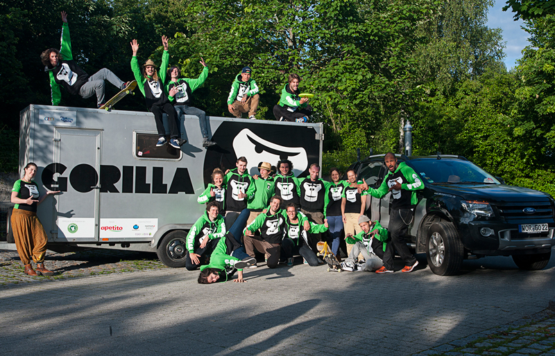 GORILLA Team im Rahmen der GORILLA Tour 2016.
